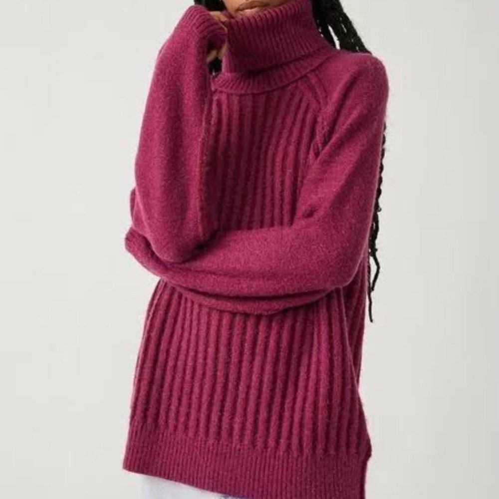 FREE PEOPLE big city turtleneck sweater Sz S NEW